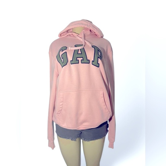 GAP Pink Hoodie with Gray Logo - Picture 1 of 5